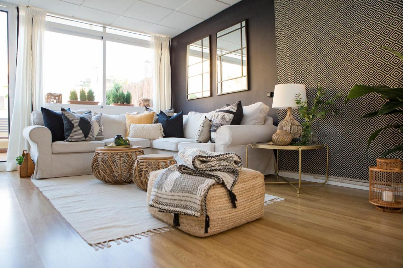 Sol Y Malaga - Designer Duplex Con Terraza Y Parking Appartement Buitenkant foto