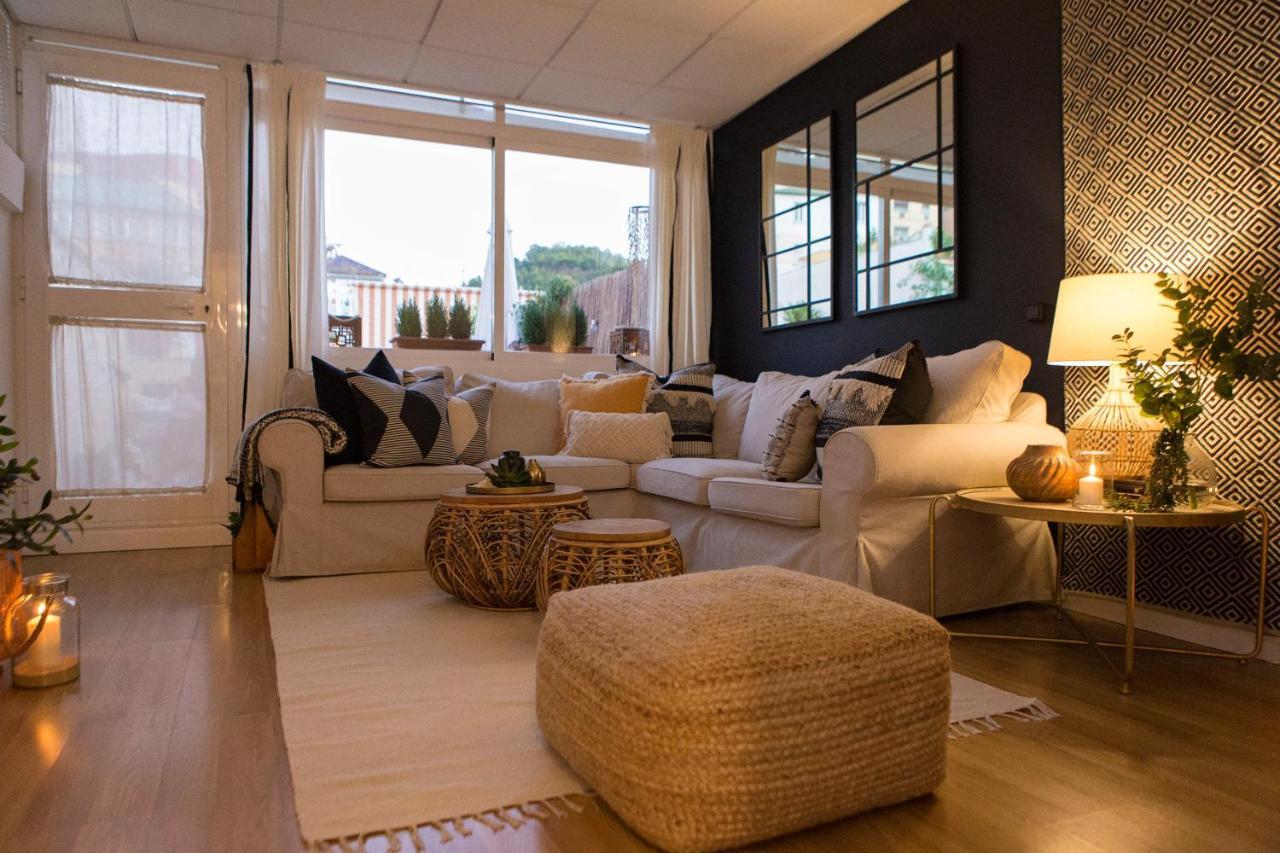 Sol Y Malaga - Designer Duplex Con Terraza Y Parking Appartement Buitenkant foto
